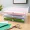 4 Pack: Clear 3-Drawer Organizer by Simply Tidy™